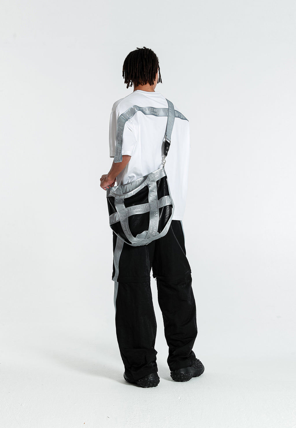 MWM FAUX LEATHER TOTE BAG