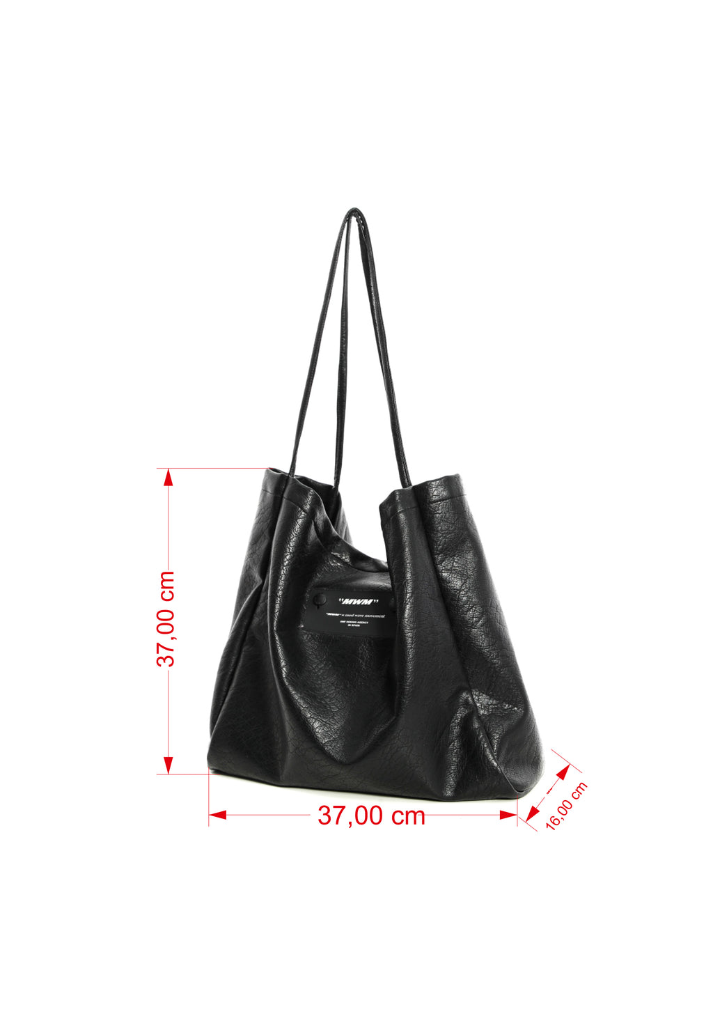 MWM FAUX LEATHER BAG (MEDIUM)