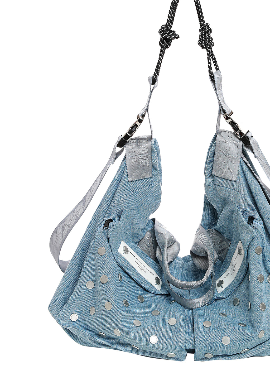 MWM DENIM BAG WITH METAL BUTTONS