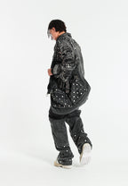 MWM DENIM BAG WITH METAL BUTTONS