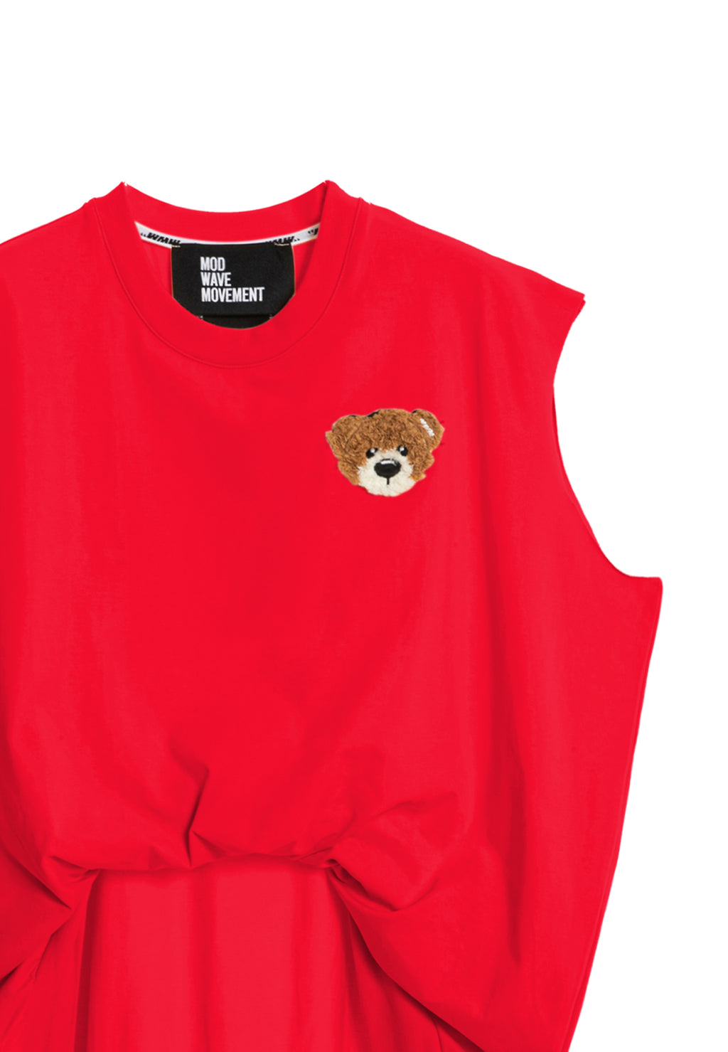 Camiseta sin mangas con parche de Oso Teddy | MWM