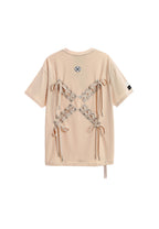 Camiseta con cordones en cruz | MWM