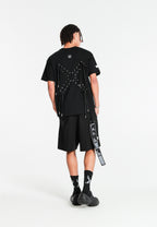 Camiseta con cordones en cruz | MWM