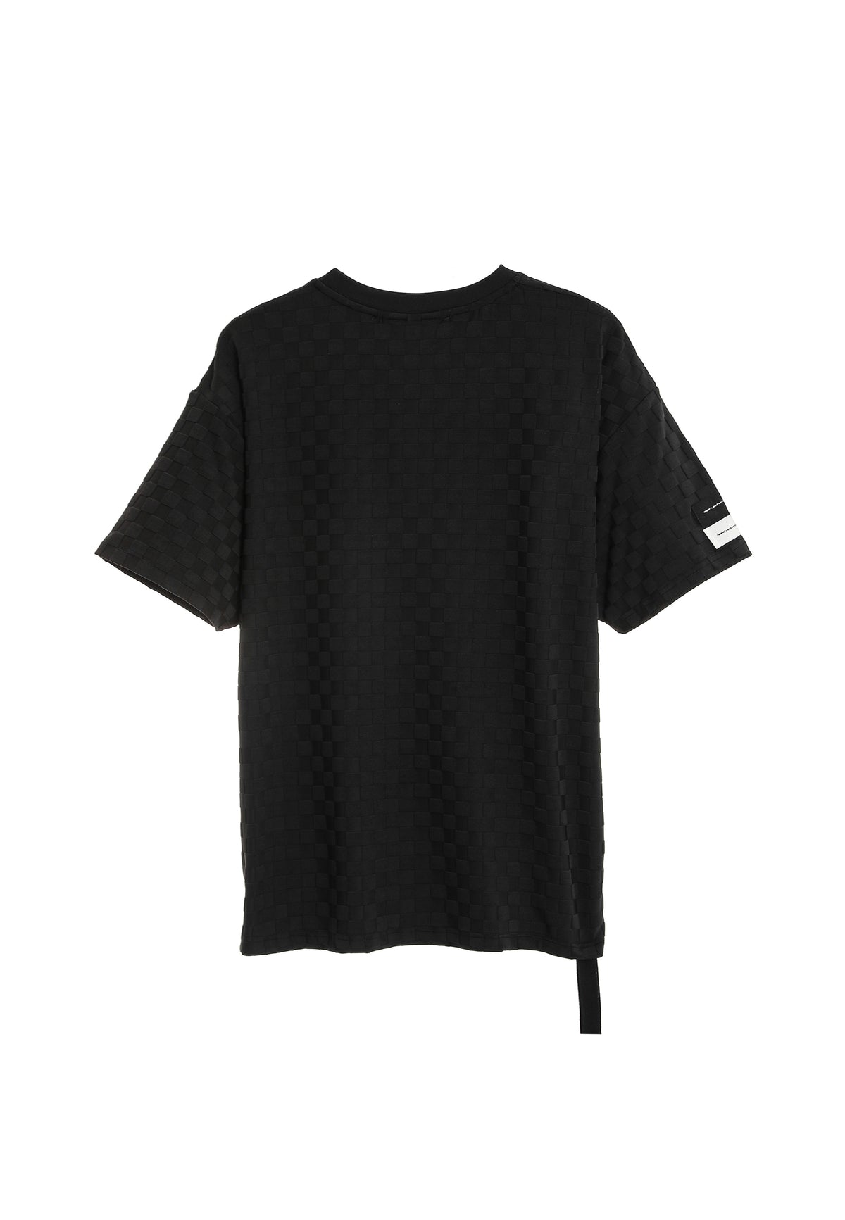 MWM SOFT FABRIC PLAID PRINT T-SHIRT