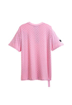 MWM SOFT FABRIC PLAID PRINT T-SHIRT