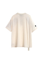 MWM SOFT FABRIC PLAID PRINT T-SHIRT