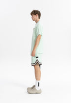 MWM SOFT FABRIC PLAID PRINT T-SHIRT