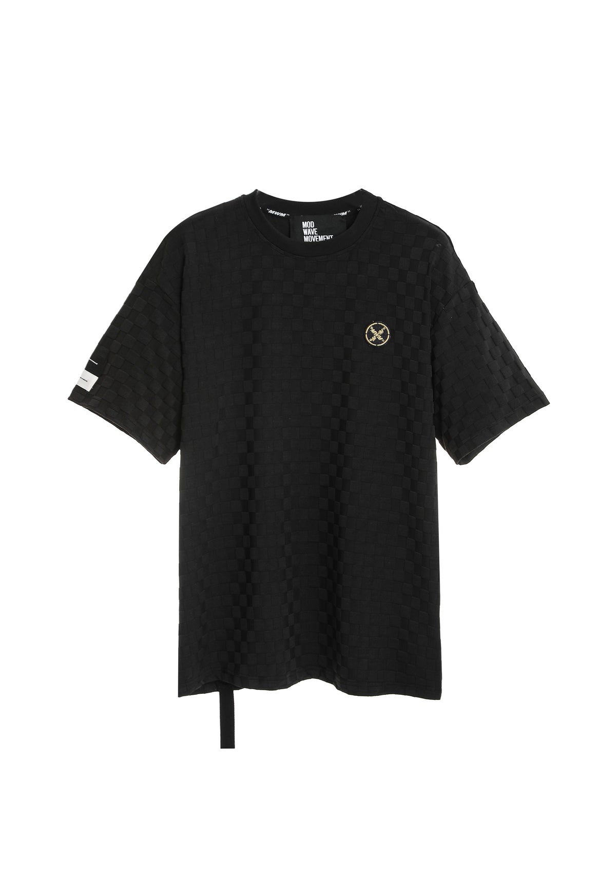 MWM SOFT FABRIC PLAID PRINT T-SHIRT