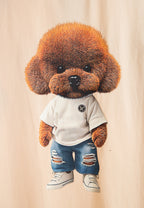 Camiseta con print de Oso Teddy | MWM