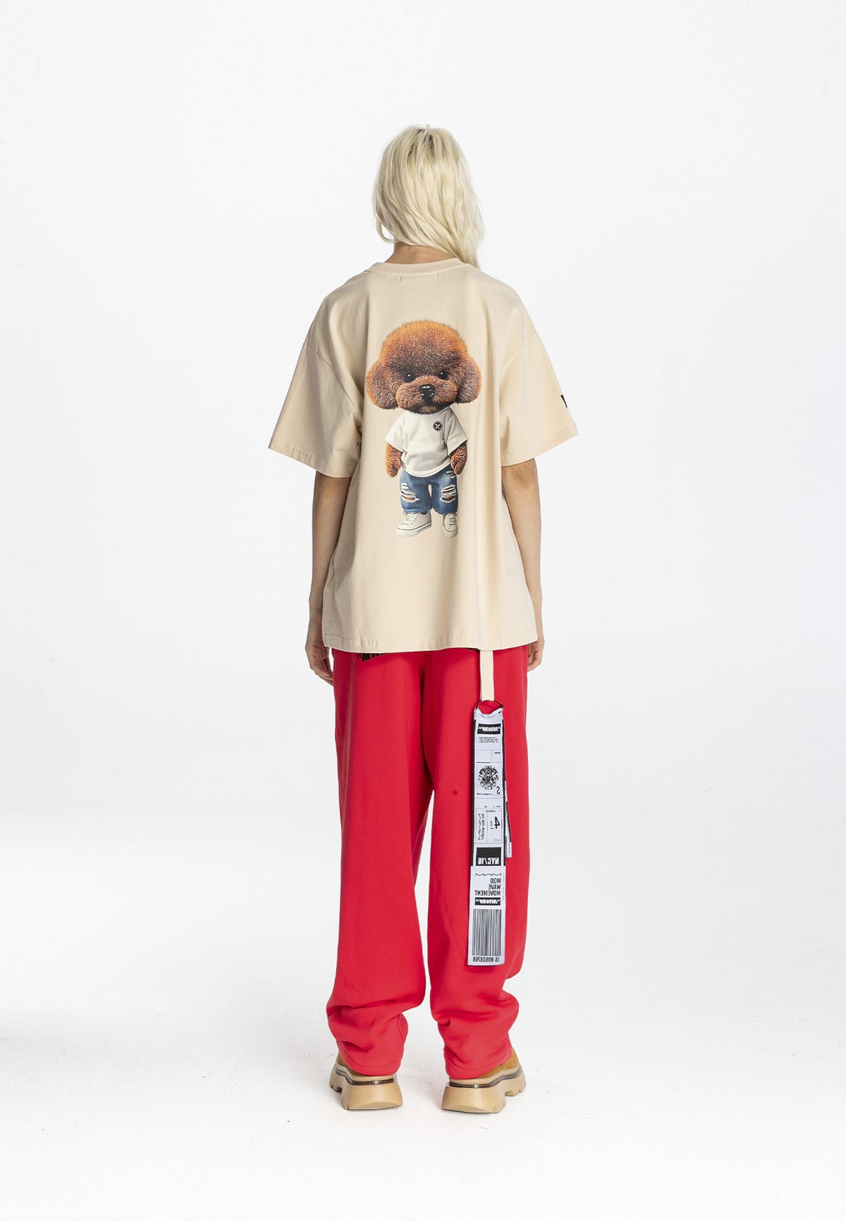 Camiseta con print de Oso Teddy | MWM