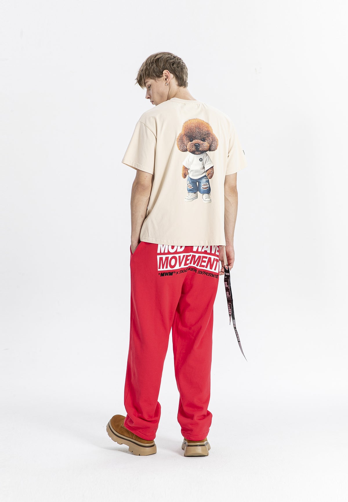 Camiseta con print de Oso Teddy | MWM