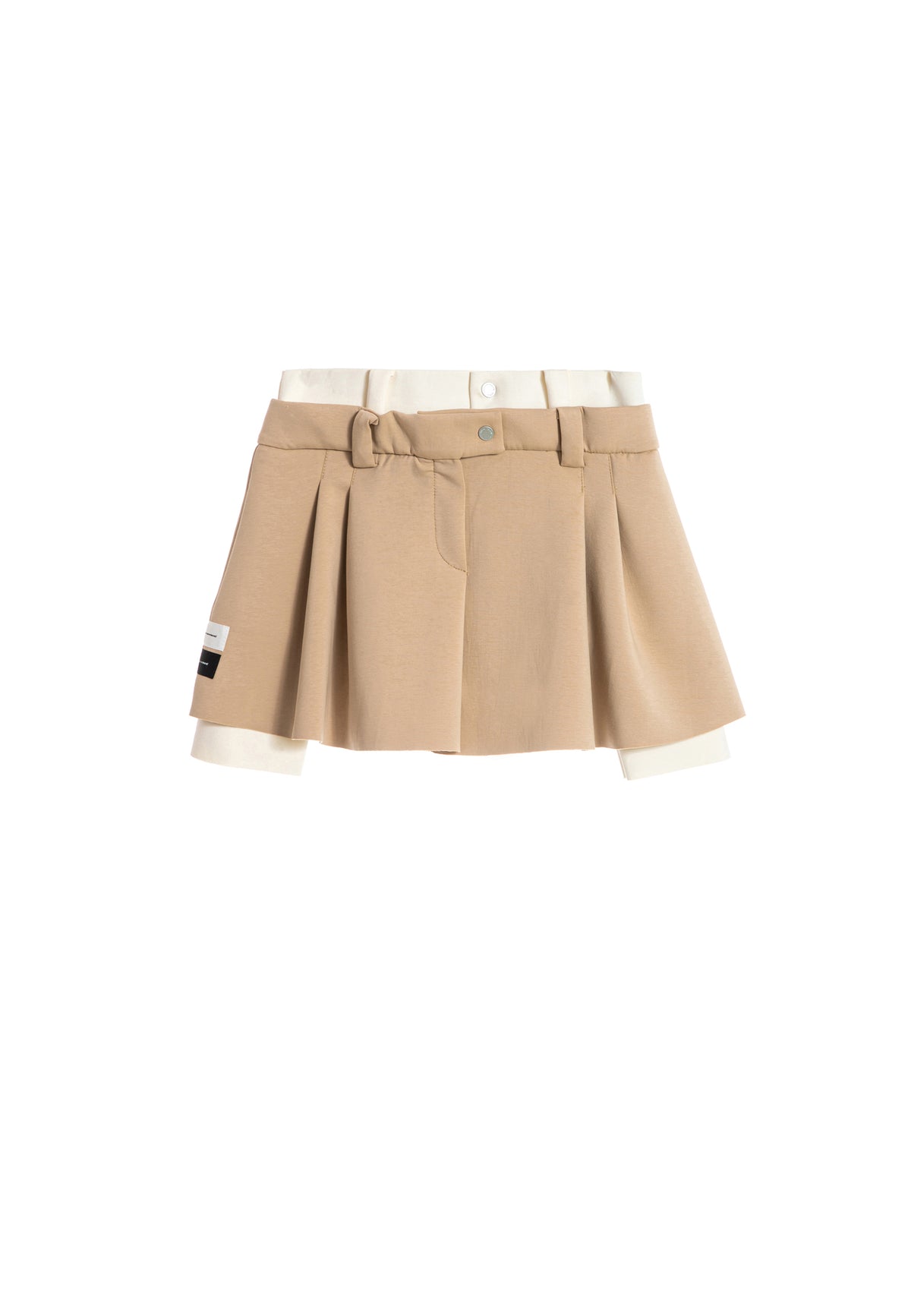 MWM KNITTED SKIRT WITH DOUBLE WAISTBAND
