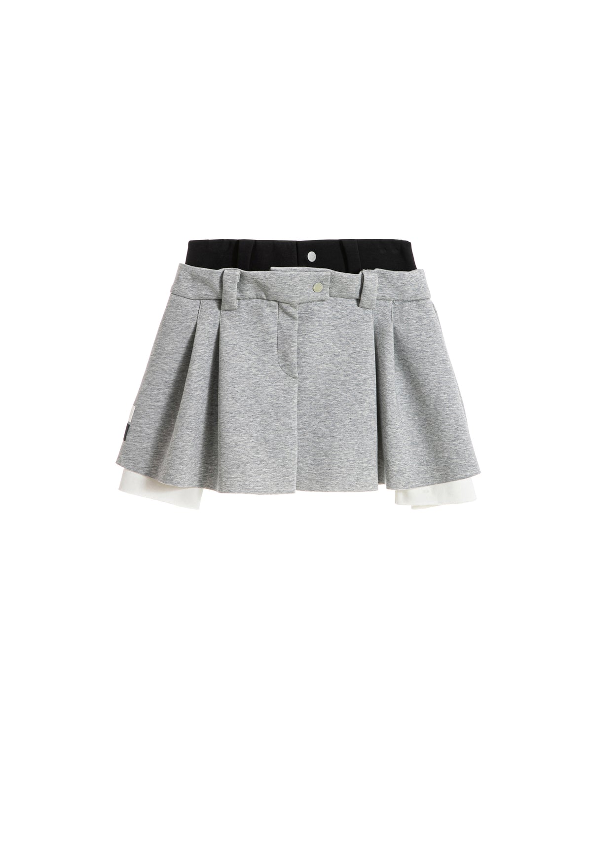 MWM KNITTED SKIRT WITH DOUBLE WAISTBAND