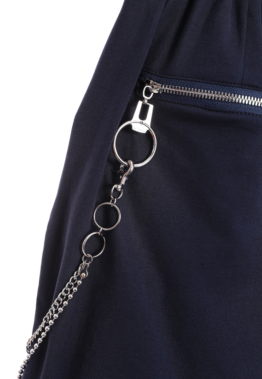 MWM BERMUDA SHORTS WITH CHAIN DETAIL