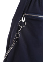 MWM BERMUDA SHORTS WITH CHAIN DETAIL