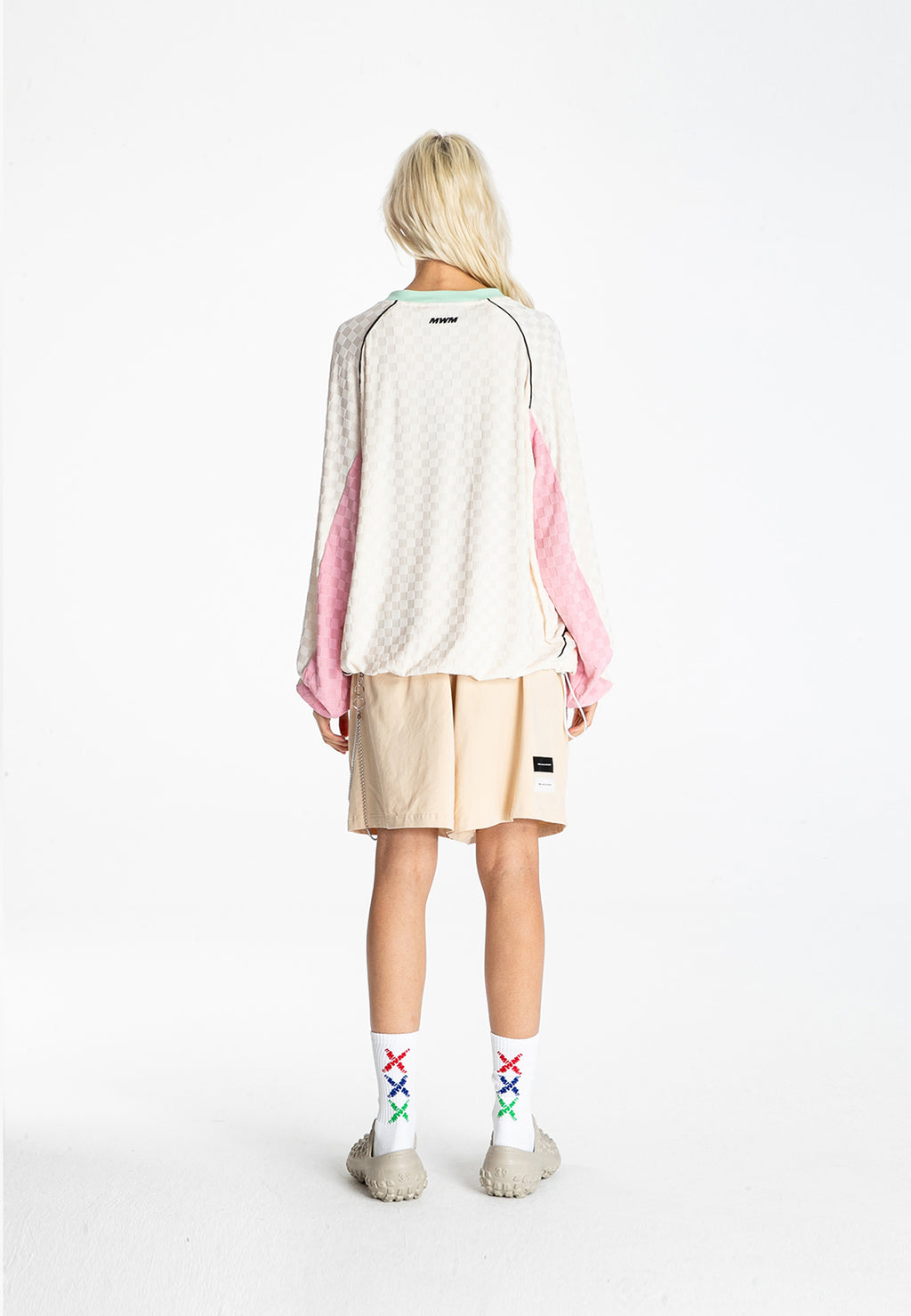 MWM BERMUDA SHORTS WITH CHAIN DETAIL