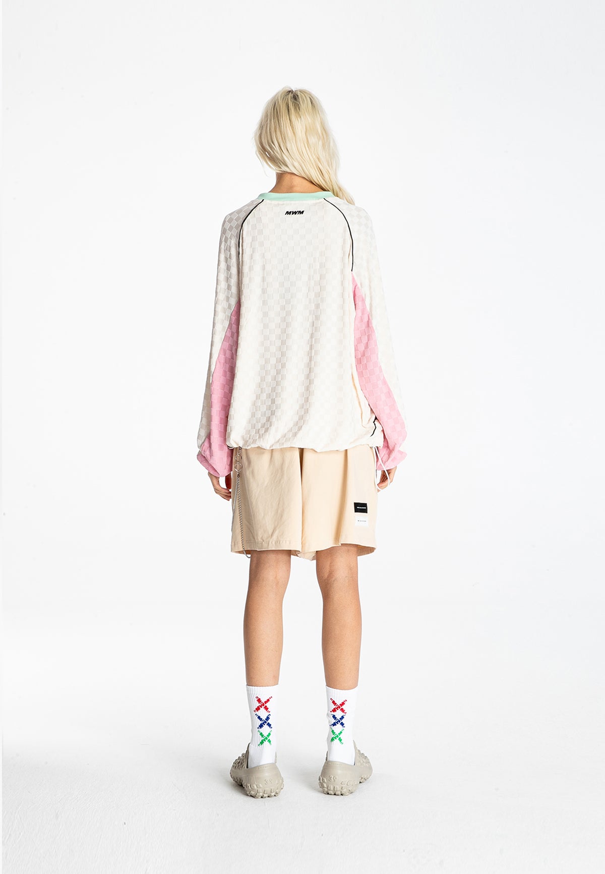 MWM BERMUDA SHORTS WITH CHAIN DETAIL