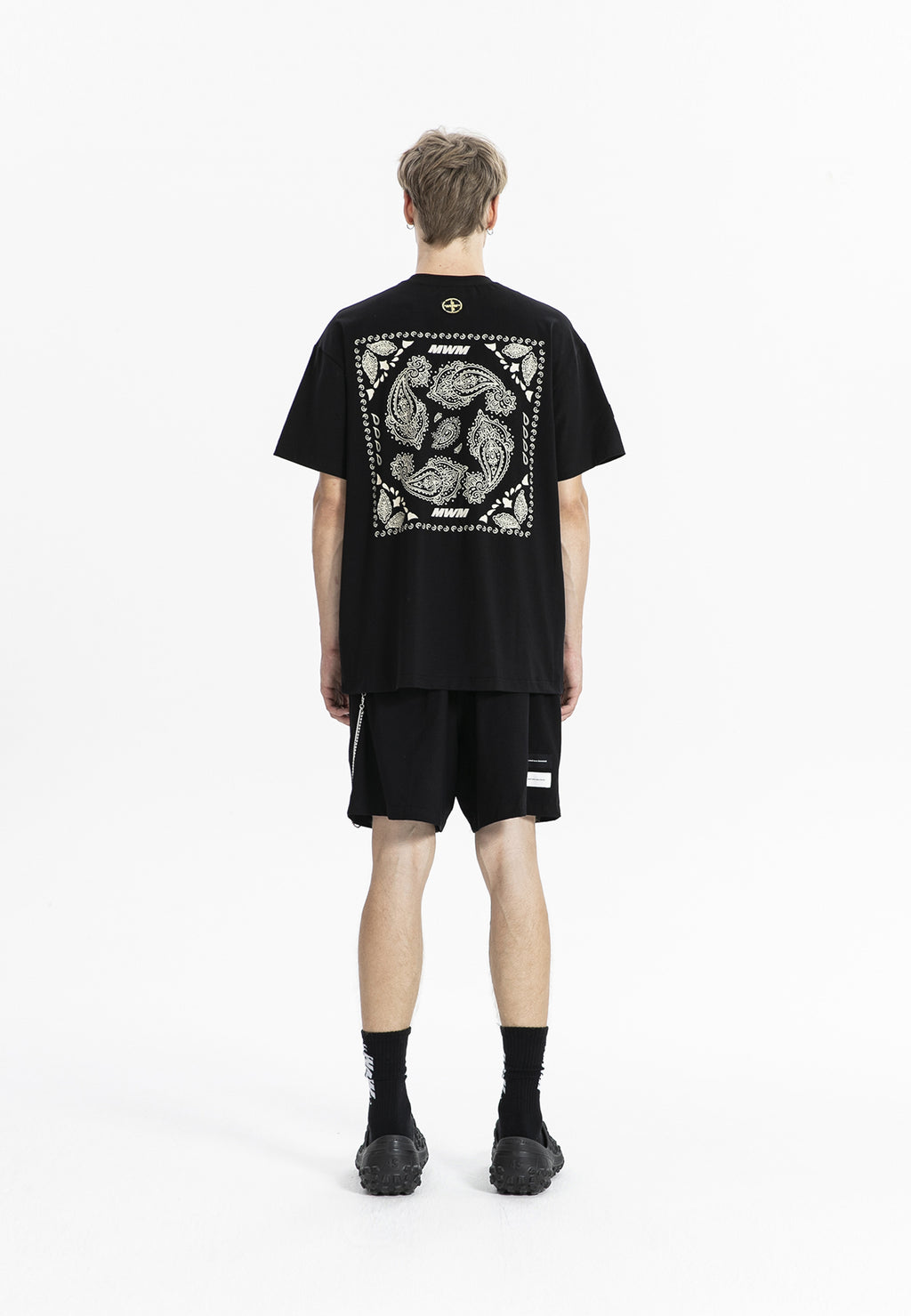 MWM BERMUDA SHORTS WITH CHAIN DETAIL