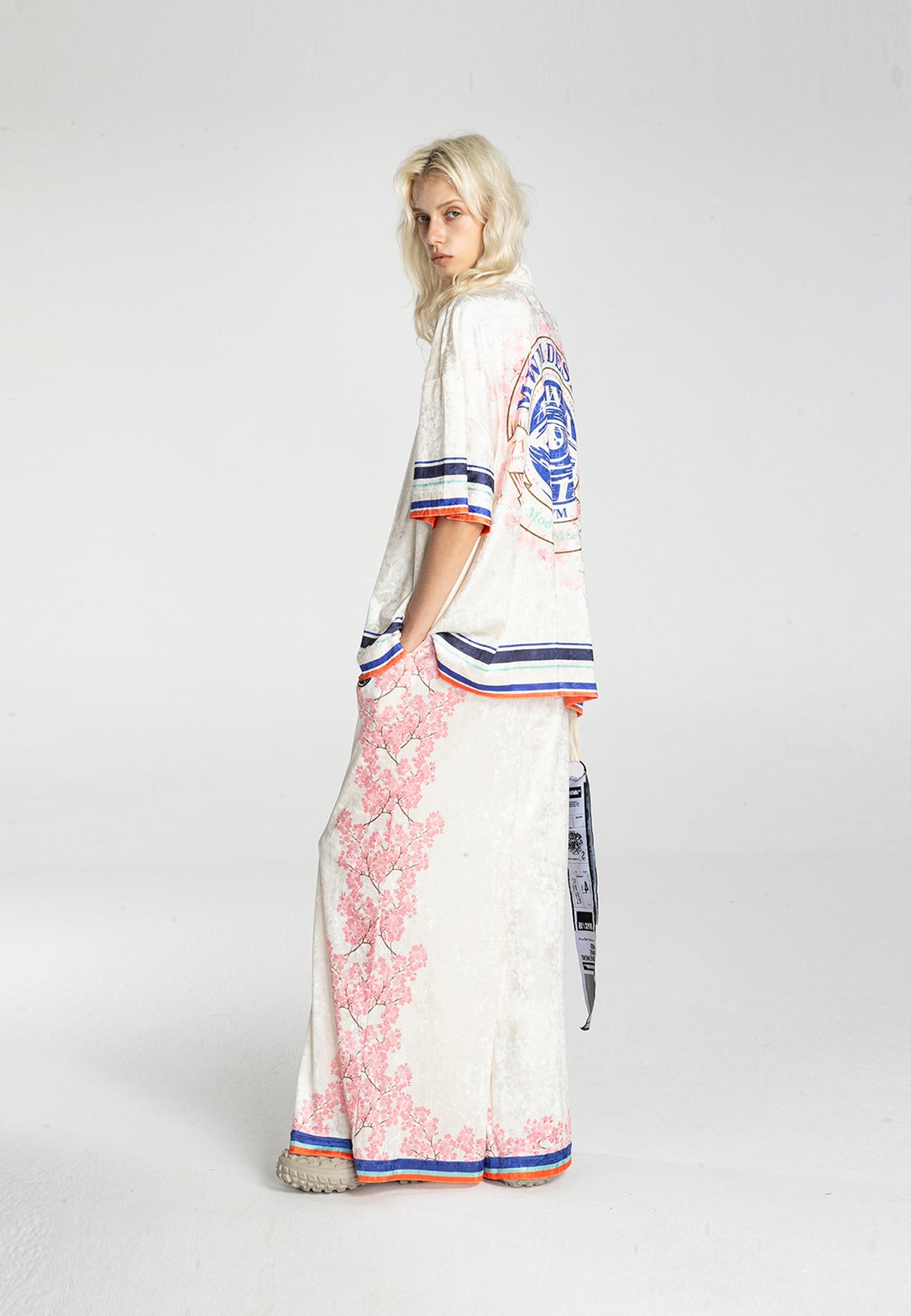 MWM ALMOND BLOSSOM PALAZZO PANTS