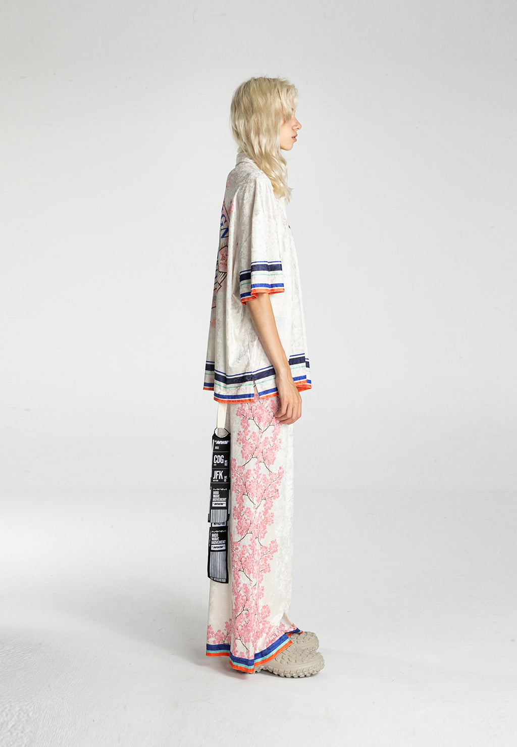 MWM ALMOND BLOSSOM PALAZZO PANTS