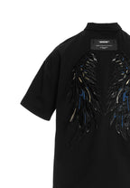 MWM KIDS JACKET WITH EMBROIDERED STARS AND WINGS