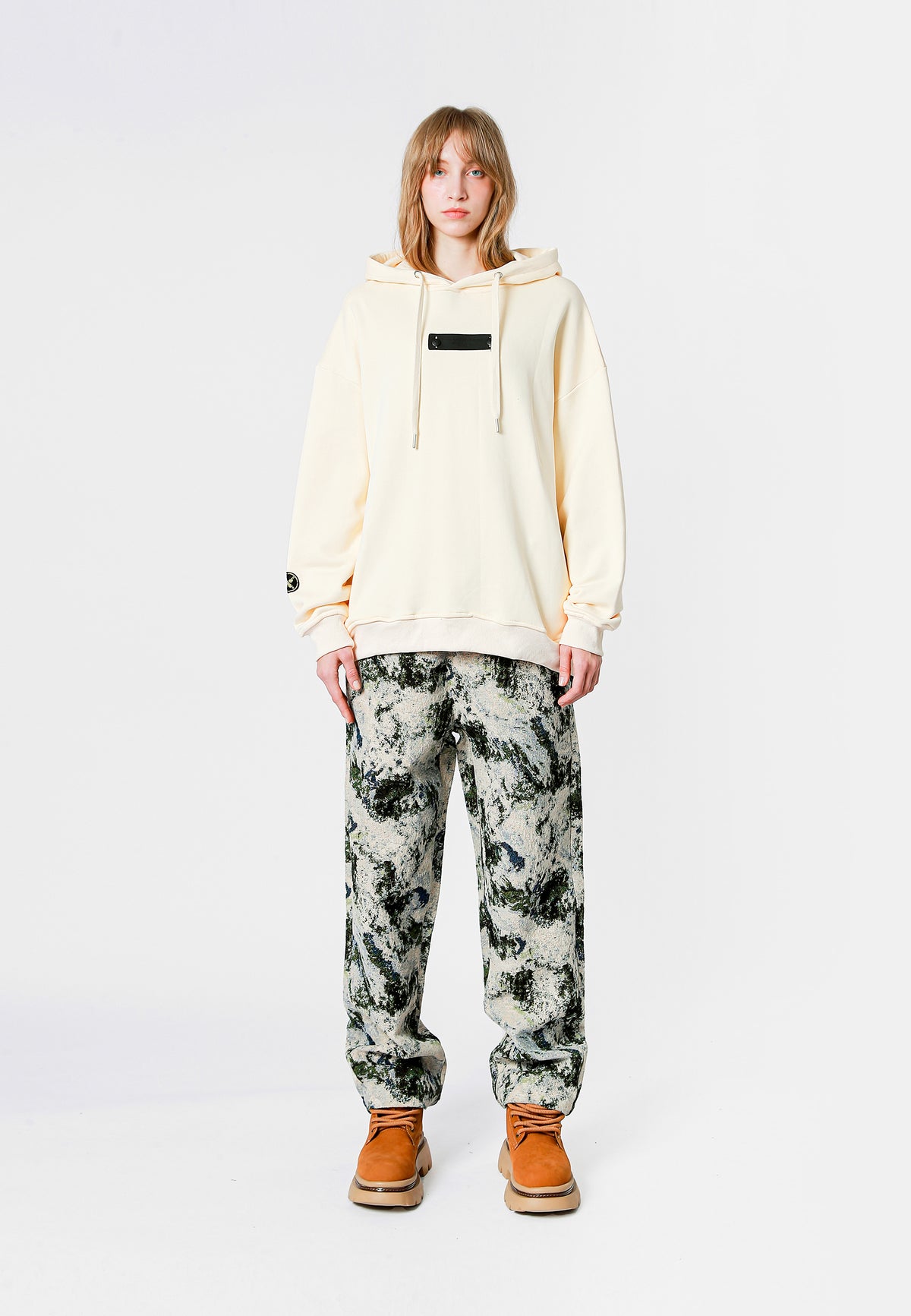 MWM JACQUARD HOODED SWEATSHIRT