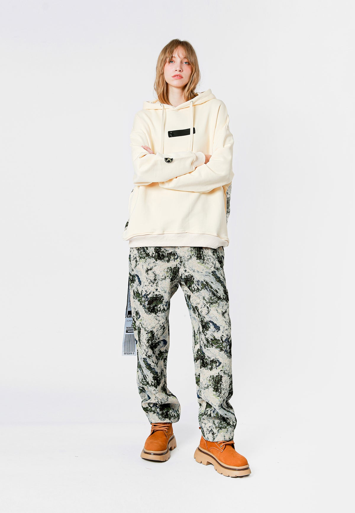 MWM JACQUARD HOODED SWEATSHIRT