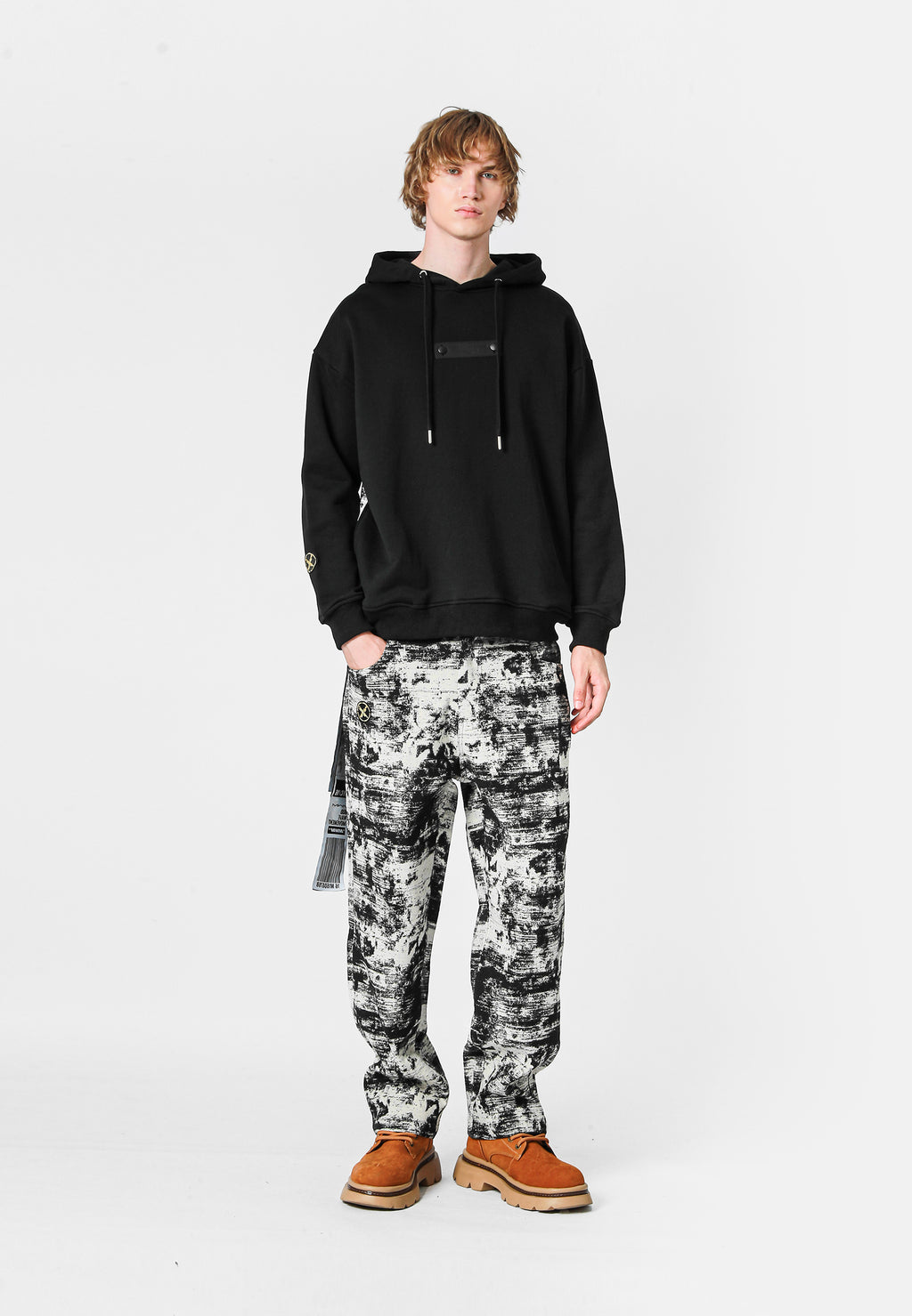 MWM JACQUARD HOODED SWEATSHIRT