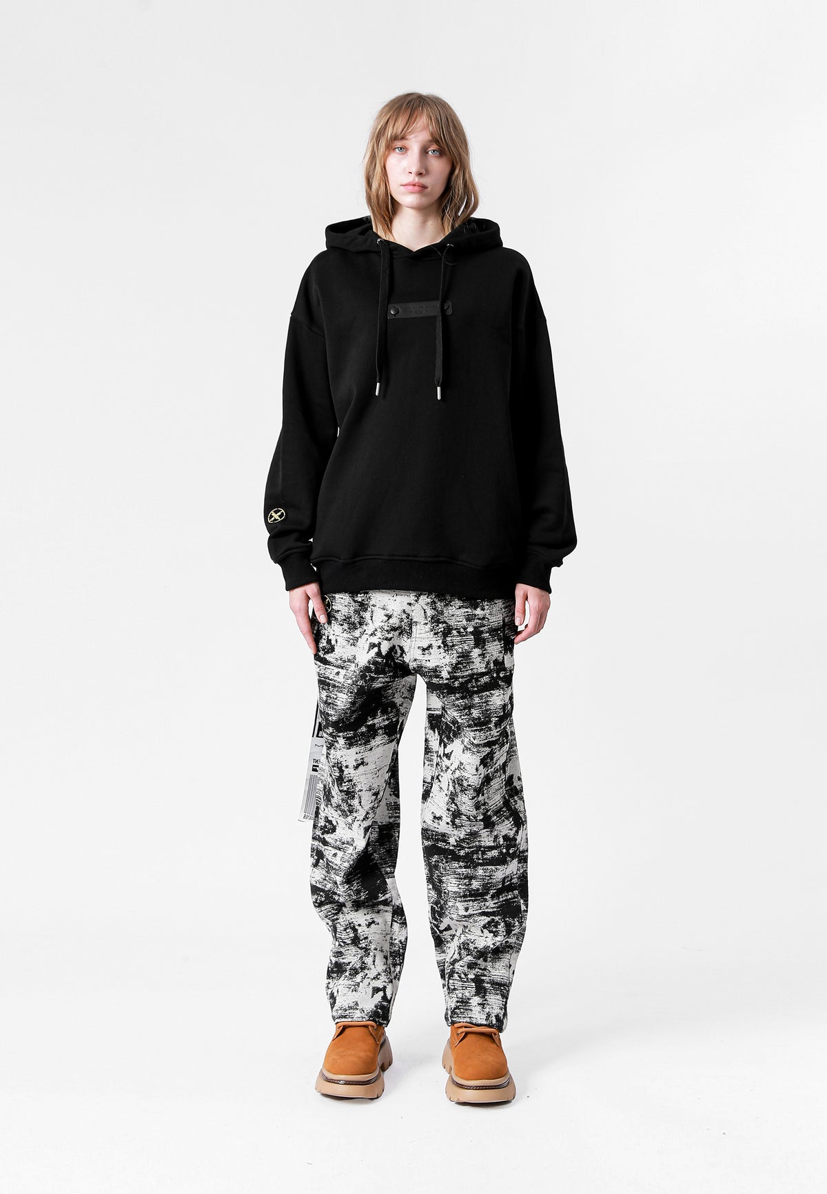 MWM JACQUARD HOODED SWEATSHIRT