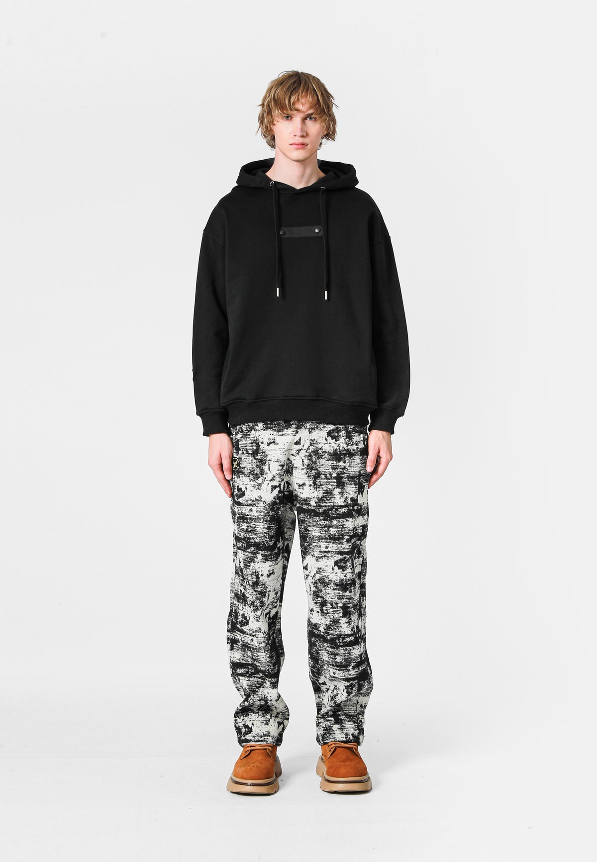 MWM JACQUARD HOODED SWEATSHIRT