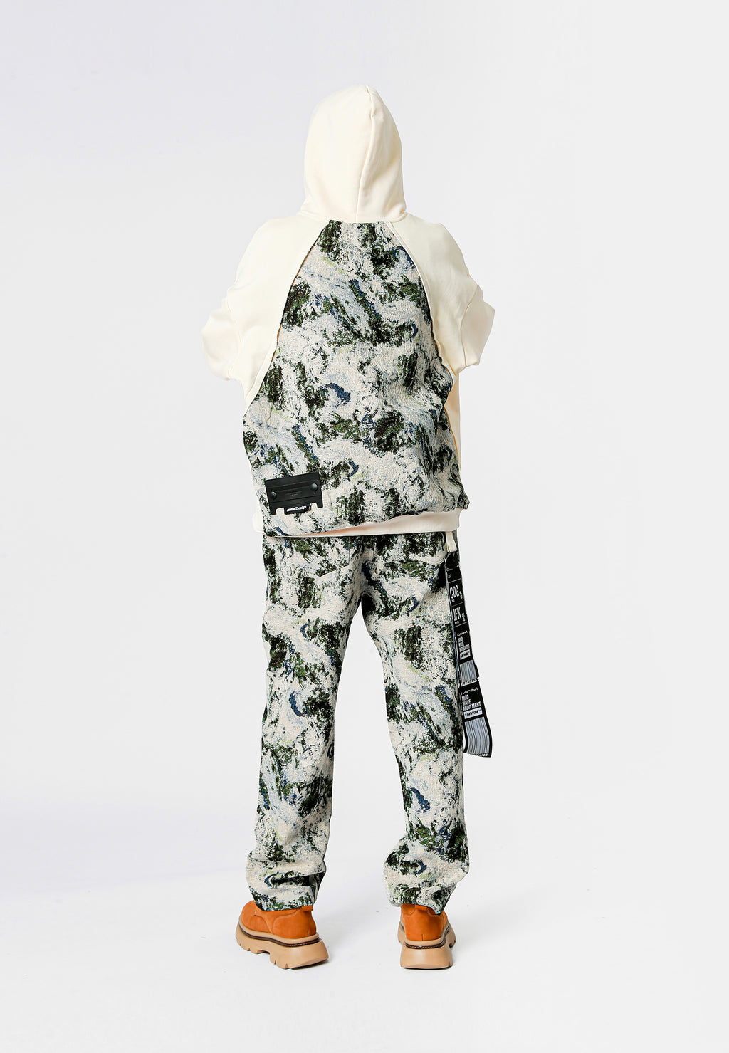 MWM JACQUARD HOODED SWEATSHIRT