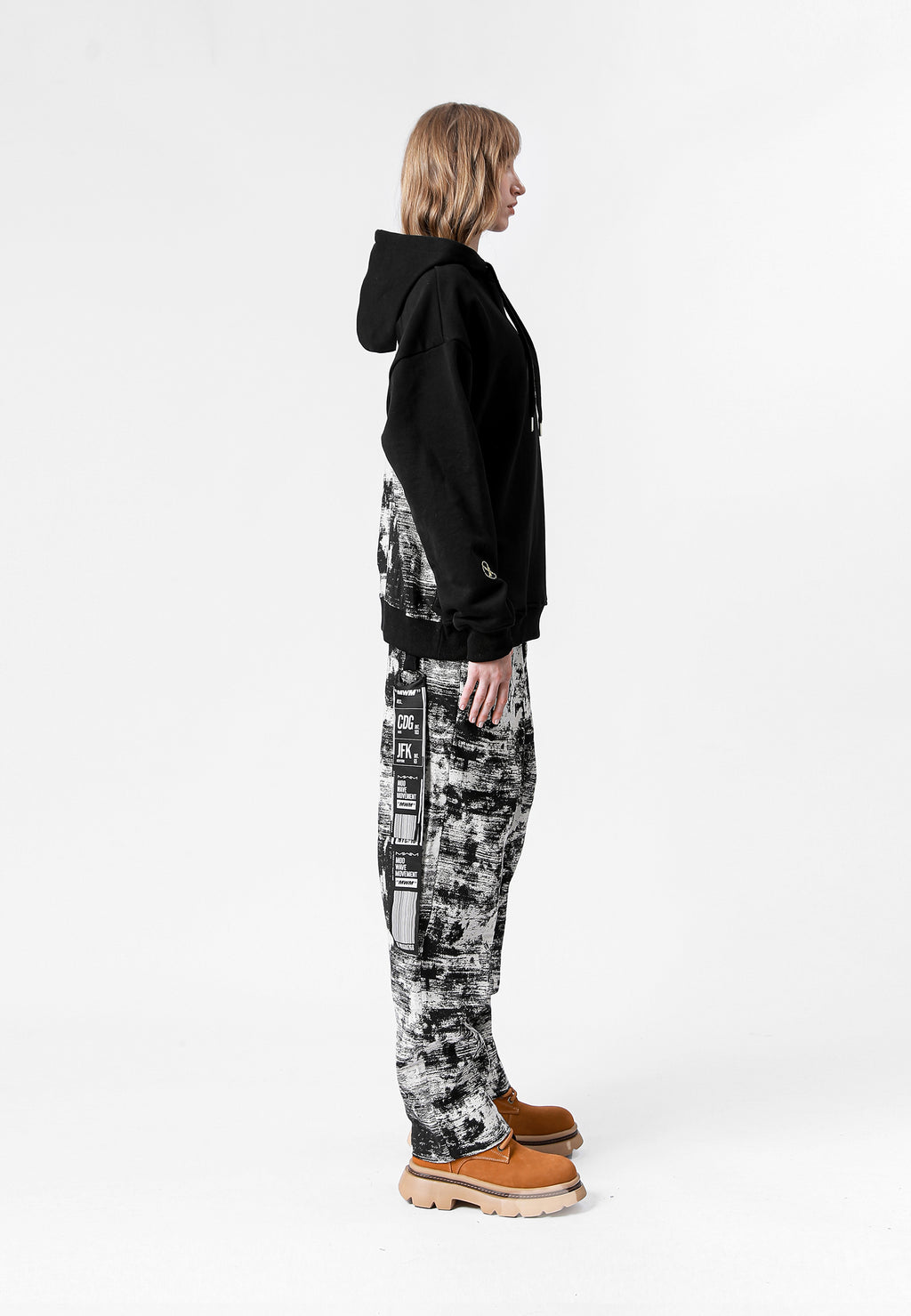 MWM JACQUARD HOODED SWEATSHIRT