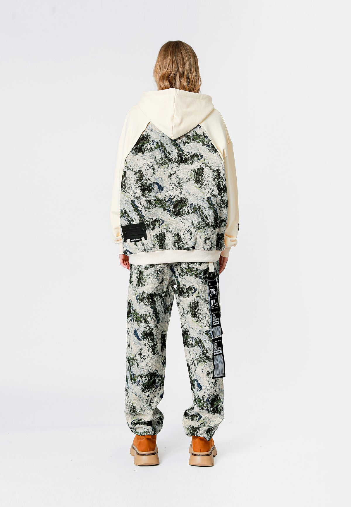 MWM JACQUARD HOODED SWEATSHIRT