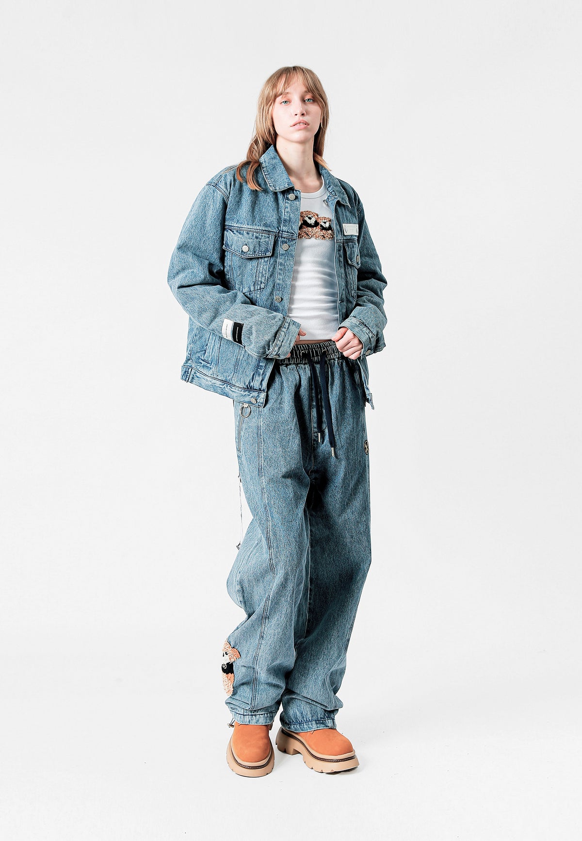 MIKE TEDDY DENIM JACKET
