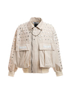 MWM OVERSIZE DENIM JACKET WITH BUTTON DETAIL