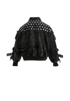 OVERSIZED DENIM JACKET MWM WITH BUTTON DETAIL