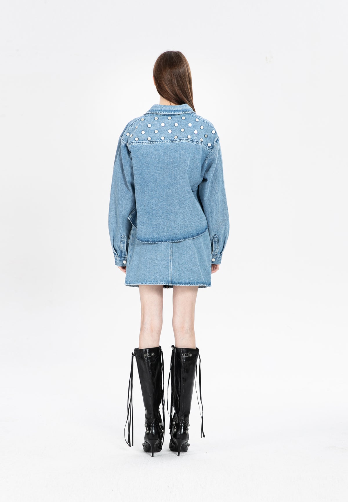 SHORT DENIM OVERSHIRT MWM