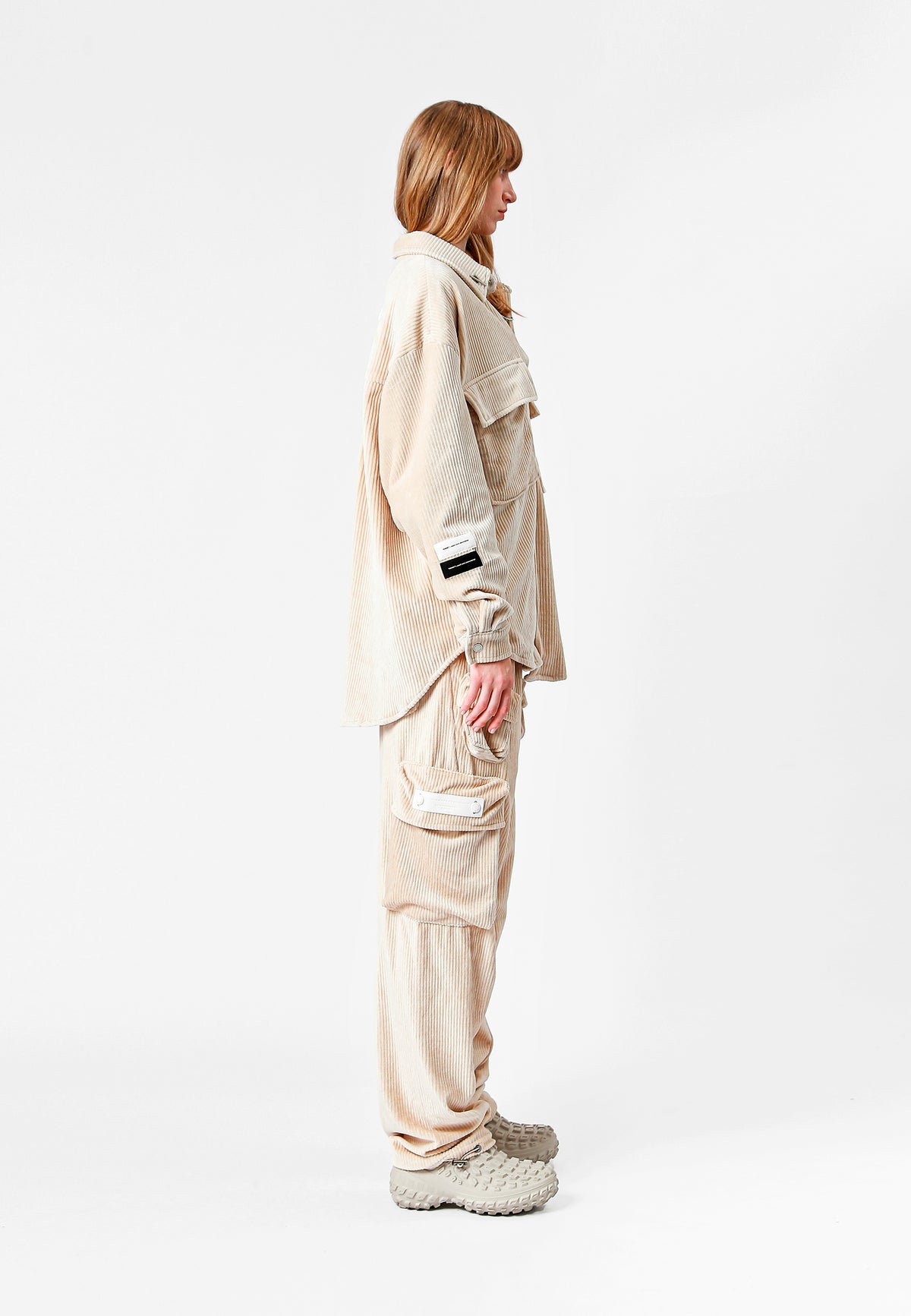 TEDDY OVERSHIRT WITH CHAIN