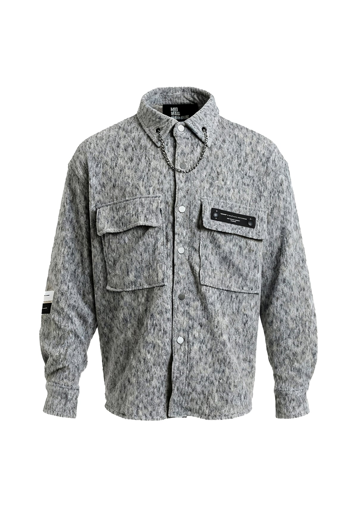 TEDDY OVERSHIRT WITH CHAIN