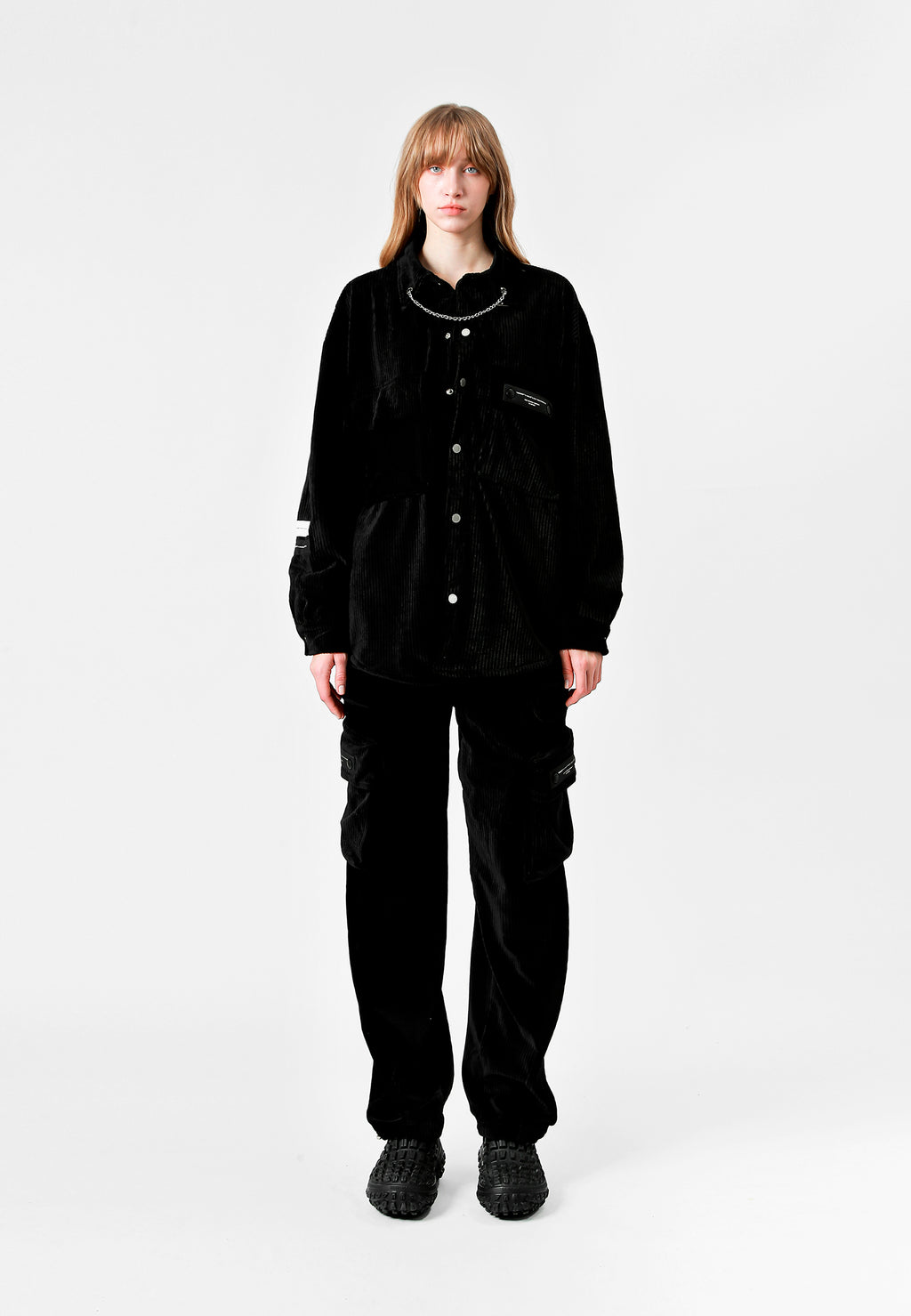 TEDDY OVERSHIRT WITH CHAIN