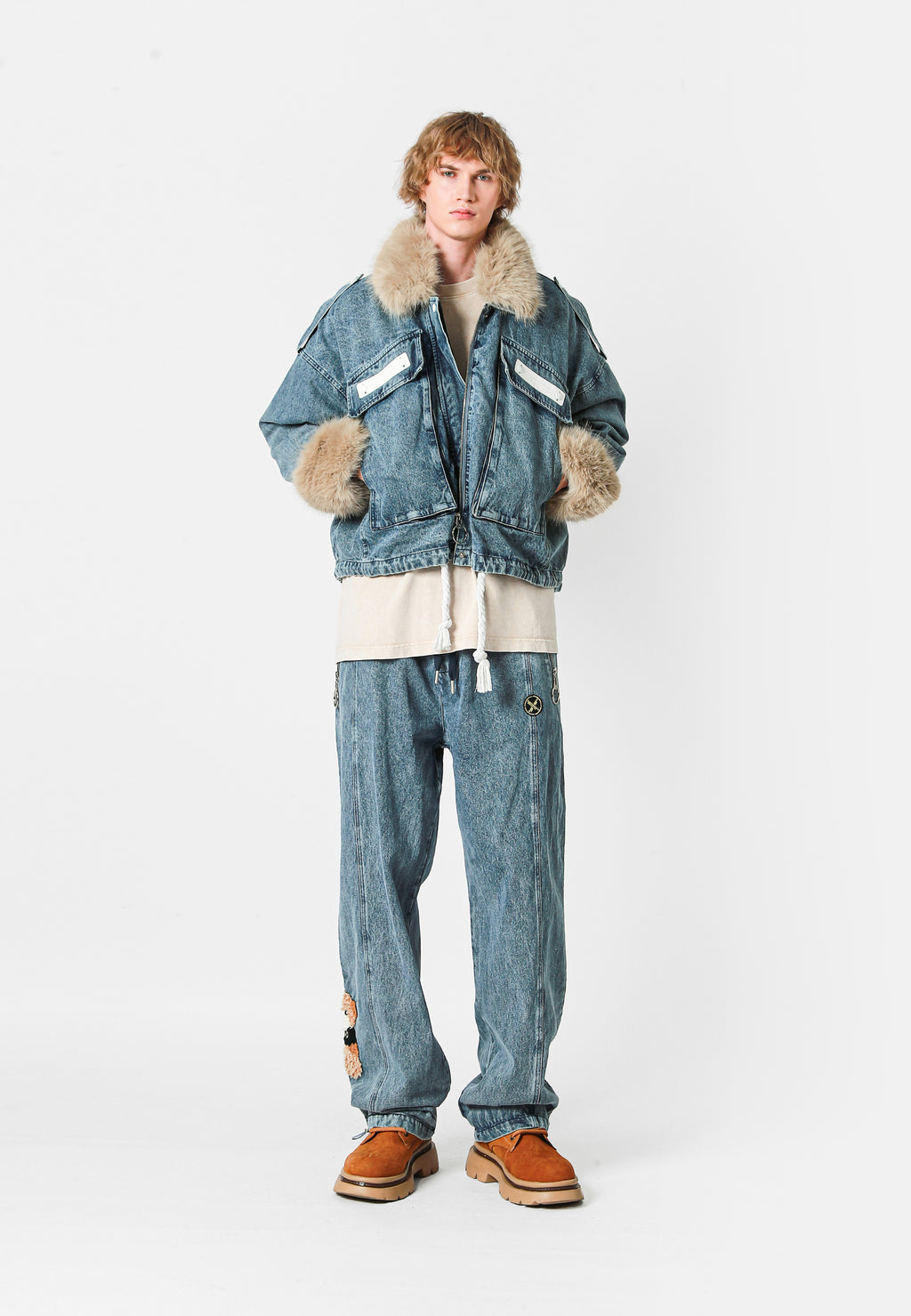 MIKE TEDDY DENIM JACKET