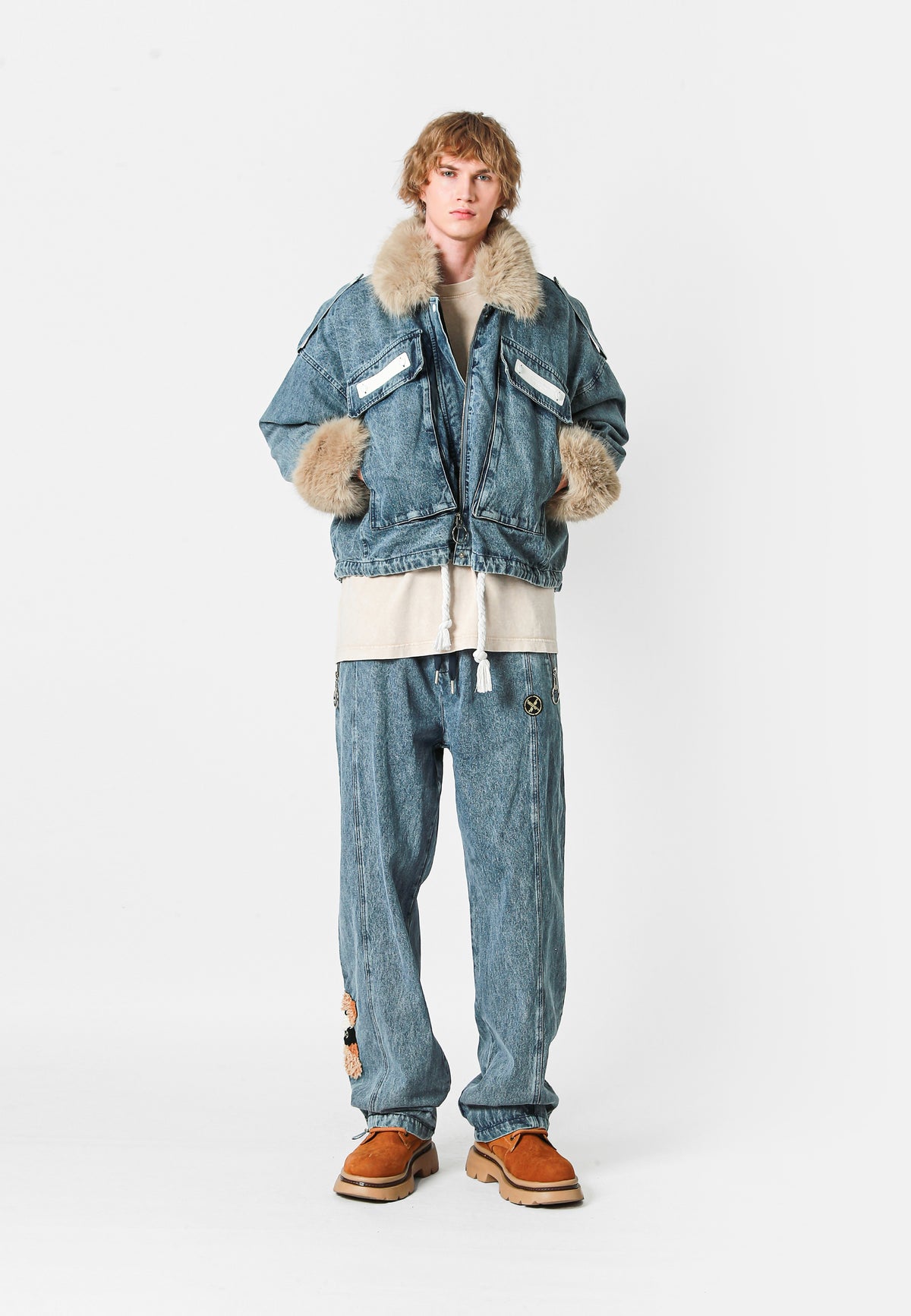 MIKE TEDDY DENIM JACKET