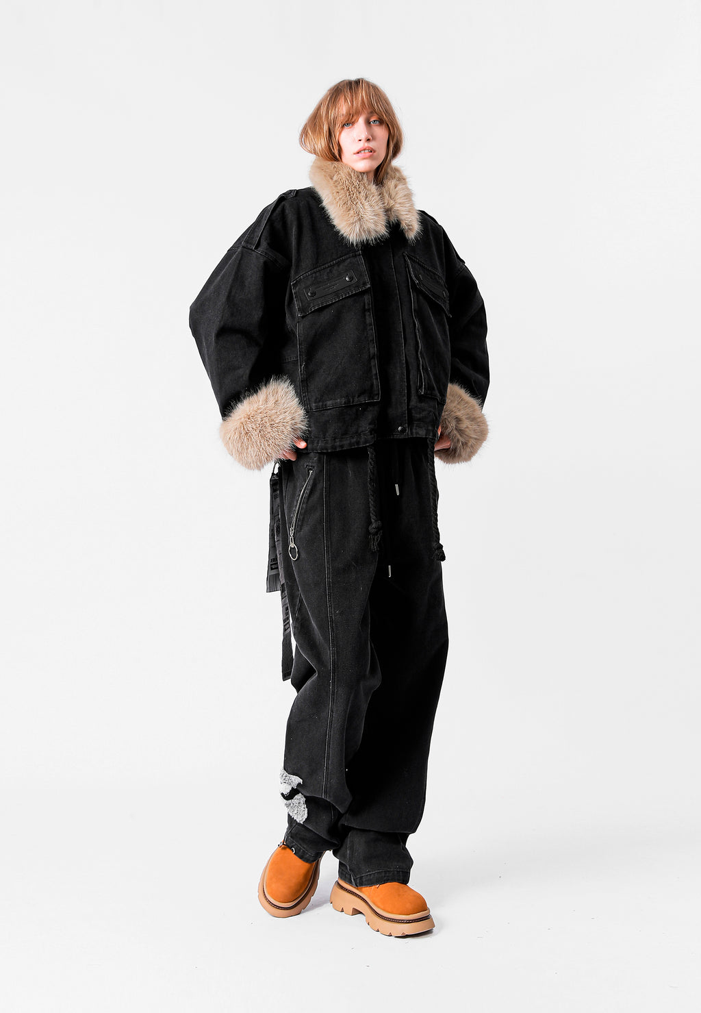 MIKE TEDDY DENIM JACKET