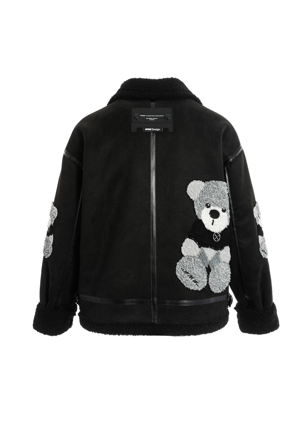 MIKE TEDDY FAUX SHEARLING JACKET