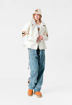 MIKE TEDDY FAUX SHEARLING JACKET