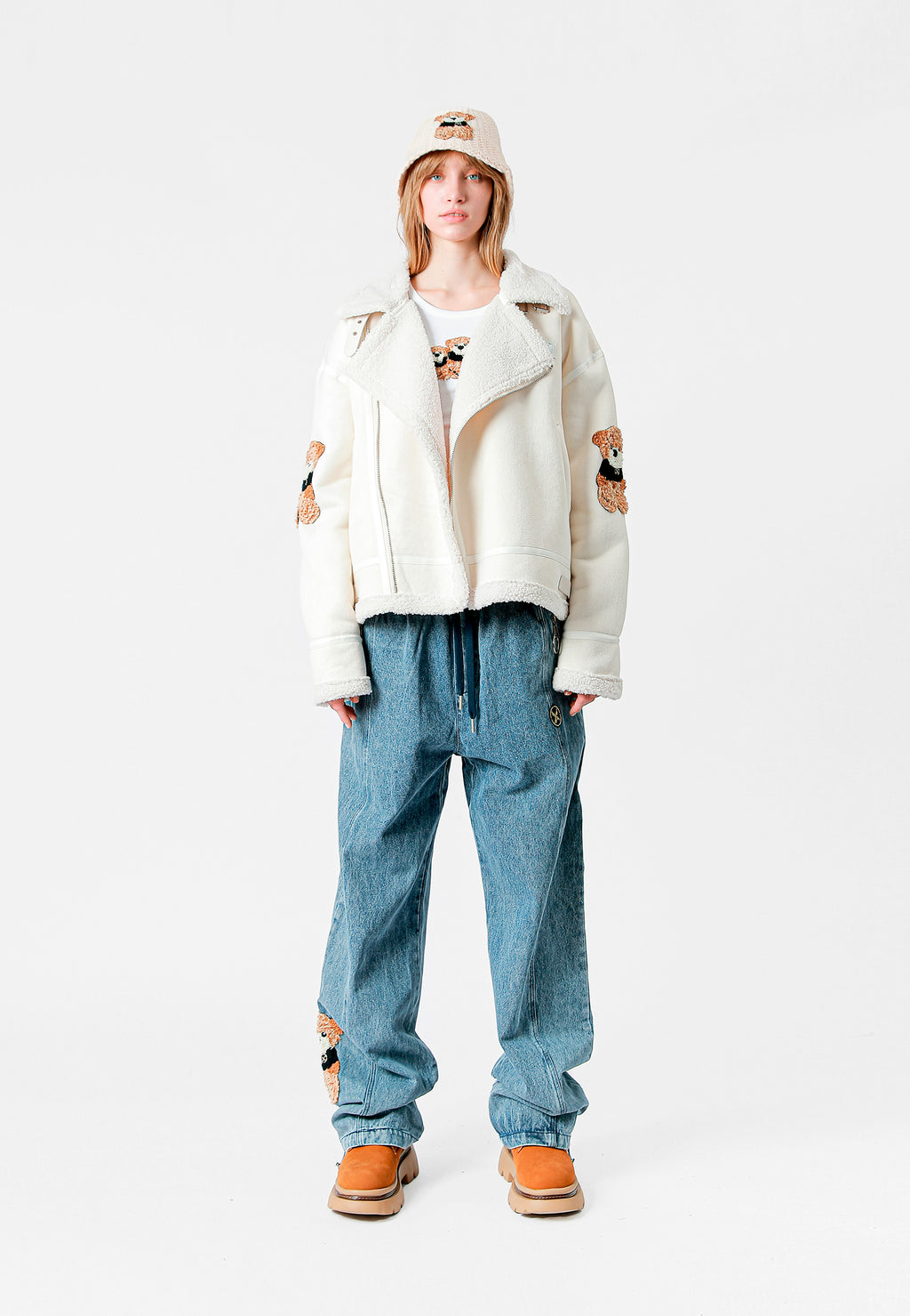 MIKE TEDDY FAUX SHEARLING JACKET