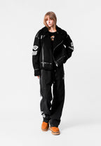 MIKE TEDDY FAUX SHEARLING JACKET