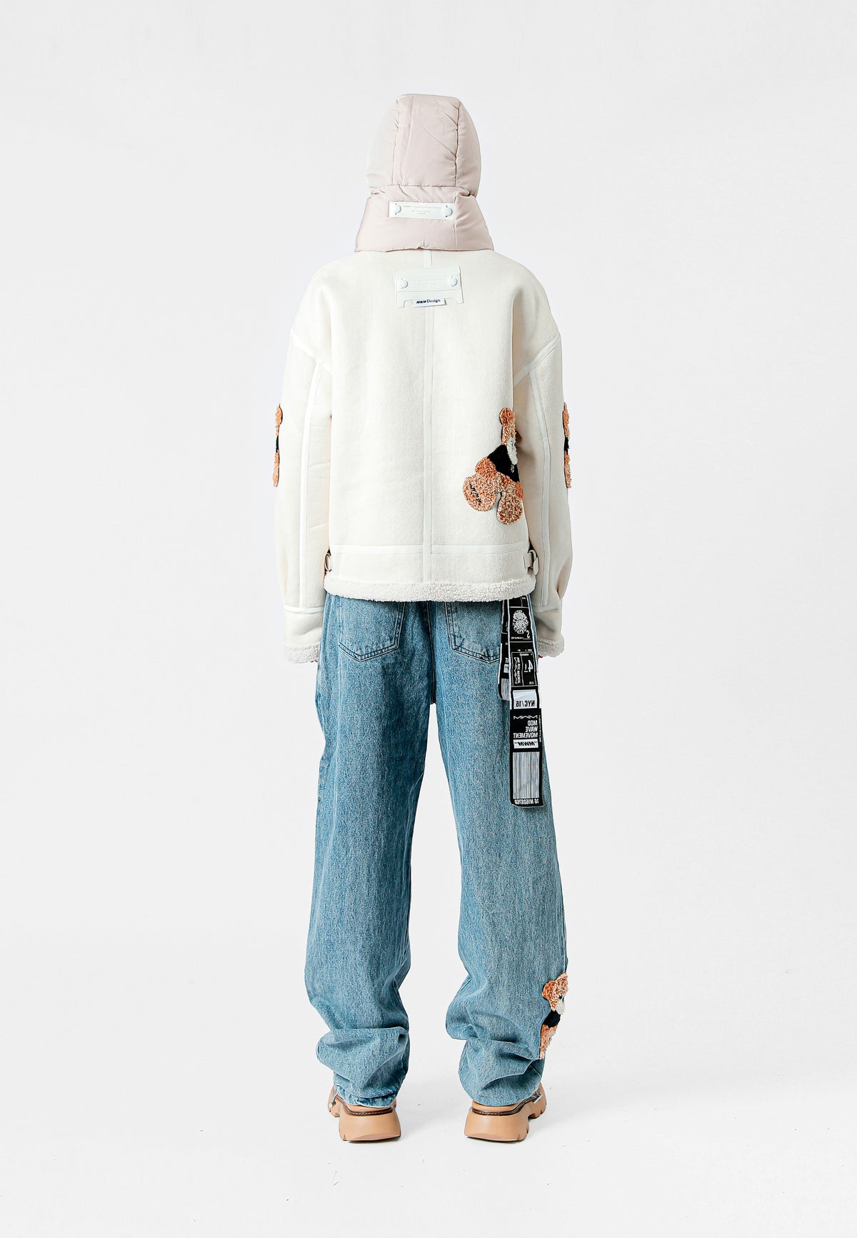 MIKE TEDDY FAUX SHEARLING JACKET