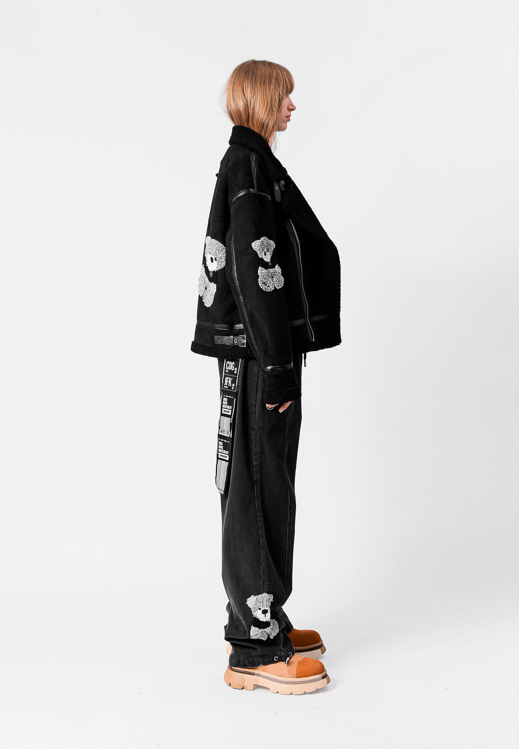 MIKE TEDDY FAUX SHEARLING JACKET