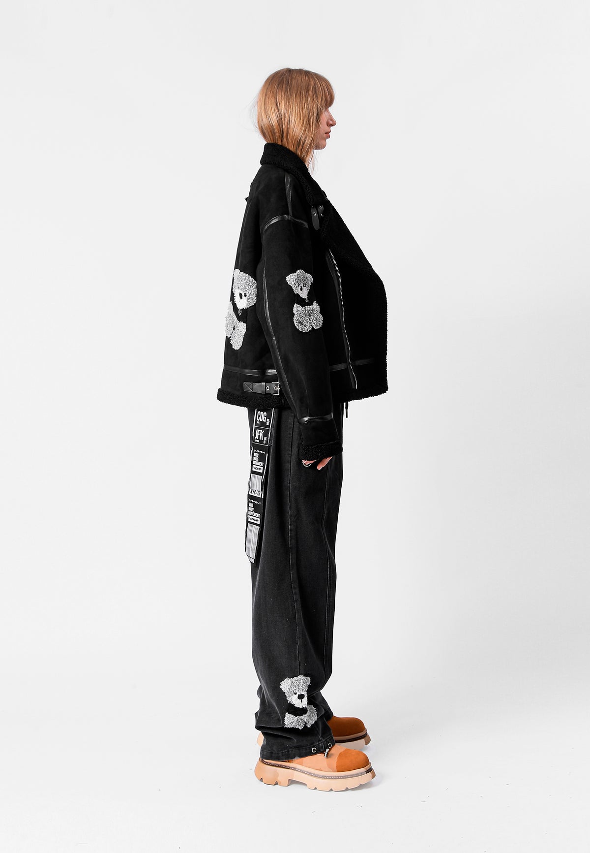 MIKE TEDDY FAUX SHEARLING JACKET